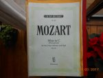 Mozart klavierauszug von Otto Taubmann - Mozart Missa in C  nr 2256