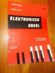 WEST, CARLO, - Leerboek voor elektronisch orgel. Boek 1. Met twee manualen en pedaaltoetsen.