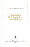 GOEDEGEBUURE Jaap & MUSSCHOOT Anne Marie - Hedendaagse Nederlandstalige prozaschrijvers
