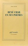 CHAR, RENÉ, VEYNE, P. - René Char en ses poèmes.