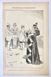 Braakensiek, Johan (1858-1940) - [Original lithograph/lithografie by Johan Braakensiek] Het einde der crisis in de Diamantnijverheid, 19 Juni 1904, 1 pp.