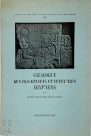 Koefoed-Petersen - Catalogue des bas-reliefs et peintures égyptiens