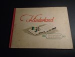 Carre en Ter Braake  ( Pop Ups ). - Kinderland een prentenboek om op te zetten. 8 bedrukte bladen in kleur, met uitdrukfiguren ( 1 met  St. Nicolaas). 8 blz. tekst.