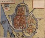 Blaeu - [PRENT] Stadsplattegrond Zutphen (Zvtphen)