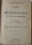 Bäckman J - Bäckmans Geografi No 2. Lärobok I Geografien för folkskolor sammandragen