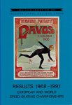 ISU, Mr. Herman J. van Laer - Results 1968-1991 -European and World Speed Skating Championships ISU, Mr. Herman J. van Laer - Results 1968-1991 -European and World Speed Skating Championships