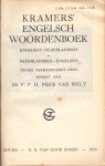 Prick van Wely, dr. F.P.H. (bewerkt door) (ds1250) - Kramers' Engelsch Woordenboek. Engelsch-Nederlandsch en Nederlandsch-Engelsch