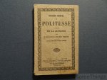 Anon. Un ancien directeur d'une maison d'éducation. - Nouveau manuel de politesse a l'usage de la jeunesse.