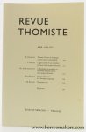 Thomisme - Thomas d'Aquin - Revue Thomiste : - Revue Thomiste. Revue doctrinale de théologie et de philosophie. CXIXe année - T. CXI - No 2 - Avril-Juin 2011