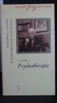 Jung, C.G. - Psychotherapie. Kernproblemen, de praktijk, de therapeutische waarde van het afreageren.