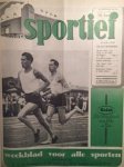 EMMENES, AD VAN & C.H. GEUDEKKER & H.J. LOOMAN en L. DE WOLFF - Sportief Jaargang 1948 -Weekblad voor alle Sporten