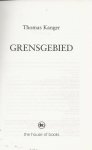 Kanger, Thomas. Vertaling Wendy Prins en Jasper Popma  Omslagfoto Getty Images - Grensgebied
