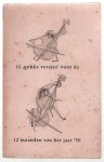 n.n - 12 'gekke versjes' voor de 12 maanden van het jaar '56. ( trijntje Fop)