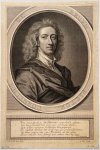 Gerard Valck (1651-1726) after Godfrey Kneller (1646-1723) - Antique Print I Portrait of The Painter Cornelis de Bruyn, published 1698, 1 p.