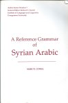 Mark W. Cowell - Reference Grammar of Syrian Arabic