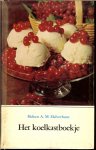 Halverhout, Heleen A.M .. Omslag : Rein van Looy en Illustraties Jan Bouman - Het koelkastboekje .. Wenken en recepten.