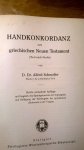 Schmoller Alfred - Handkonkordanz zum griechischen neuen testament