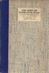 Wotherspoon, Ralph and Jackson, L.N. - Some sports and pastimes of the English