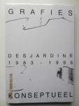 Desjardijn, Dave - Desjardine : Grafies - Konseptueel 1983 - 1996.  Oplage 1000 gesigneerde en genummerde exemplaren. Dit is nr. 388 met originele, meegebonden en  gesigneerde lithografie.