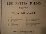 Mozart; Wolfgang Amadeus (1756–1791) - Les Petits Riens; Bagatelles pour Pianoforte