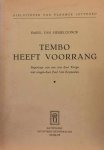 VAN HEMELDONCK Emiel - Tembo heeft voorrang