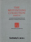 Sotheby’s HK0437 - The Meyintang Collection. An important selection of Imperial Chinese Porcelains. Part IV