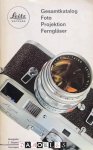  - Leitz Gesamtkatalog Foto Projektion Ferngläser 1968