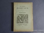 Roersch, Alphonse et Ischyrius, Chr. [Christianus] - Homulus. Texte latin publié avec une introduction et des notes par Alphonse Roersch.