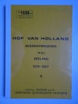 Zaayer, M. (sam.). - Hof van Holland. Residentieboeken m.b.t. Zeeland 1578-1587.