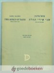 Salomon, Karel - Two songs of faith --- Medieval Hebrew poems. high voice and piano