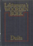 onbekend - Lekturama's woordenboek : Duits-Nederlands  -  Nederlands-Duits