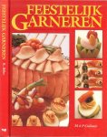 Vertaling : Bureau Cuisine-art  ....  Cremegarnituren, marsepein, chocolade en suikerglazuur - Feestelijk Garneren  ...  Brood en broodjes  ...  soezendeeg, boterganituren, garnituren met eieren, aspic, cocktailhapjes en canapés...Medaillons en cocktails, servetten en papiermanchetten, zoete decoraties