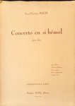 Bach, Johann Christian: - Concerto en si bémol pour alto (Réalisation de A. Massis)