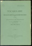 J. Calloc'h - Vocabulaire -français gmbwaga-gbanziri-monjombo, précédé d'éléments de grammaire.