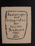 Zemter, Wolfgang - Radierungen und Lithografien von  Günter Drebusch  -  1958-1980