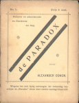 Cohen, Alexander - De Paradox no 1.