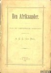 Duyl, A.G.C. van - Een Afrikaander. Naar het oorspronkelijk handschrift