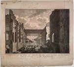 Noach van der Meer (1741-1822), Gerrit Warnars (fl. 1769-18..) and Petrus den Hengst (fl. 18th century) - Antique print, etching | Ruins of the Amsterdam Theater, published 1772, 1 p.