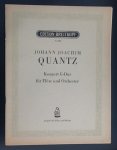 Joh. Joachim Quantz - Joh. Joachim Quantz - Konzert G Dur für Flöte und Pianoforte Edition Breitkopf Nr. 3097