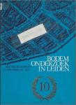 Mevr. H. Suurmond- van Leeuwen , ir. L. Barendrecht - Bodemonderzoek In Leiden 1987