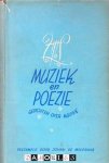 Johan de Molenaar (samenst.) - Muziek en Poëzie. Verzen over muziek