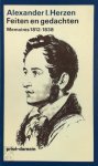 Alexander I. Herzen - Feiten en gedachten memoires 1812-1838