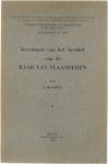 Buntinx J - Inventaris van het archief van de Raad van Vlaanderen V