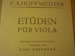 Hoffmeister; Franz Anton (1754–1812) - Etüden fur Viola; (Techniek); rediviert und mit vingersatz versehen von Carl Herrmann