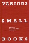 RUSCHA, Ed - Jeff BROUWS et al - Various Small Books - Referencing Various Small Books by Ed Ruscha. - [New].