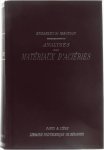 Brearley Harry Ibbotson Fred. - Analyses des matériaux d'aciéries