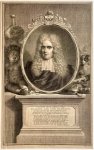 Houbraken, Jacob. - Original print, ca 1708-1780 I Portret van Egidius van den Bempden (1667-1737), burgemeester der stad Amsterdam, door Jacob Houbraken naar Wandelaar.