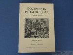Jean Dujardin. - Documents pedagogiques. La Belgique occupée. Résistance et répression.  Tome 1: introdcution et documents.