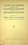 Collectief - Rapport der commissie hygienische toestanden aan boord van Zeevisschersvaartuigen Vijftiende Congres voor Volksgezondheid 1910 Leiden Collectief - Rapport der commissie hygienische toestanden aan boord van Zeevisschersvaartuigen Vijftiende Congres voor Volksgezondheid 1910 Leiden