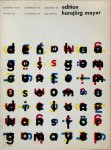 Hansjörg Mayer, Hans Locher, Kees Broos [Ed.] - Edition Hansjörg Mayer Publikaties van de Edition Hansjörg Mayer en werk van Hansjörg Mayer, uitg. als onderdeel van een tentoonstelling in het Haags Gemeentemuseum [van] 5 oktober t/m 24 november 1968